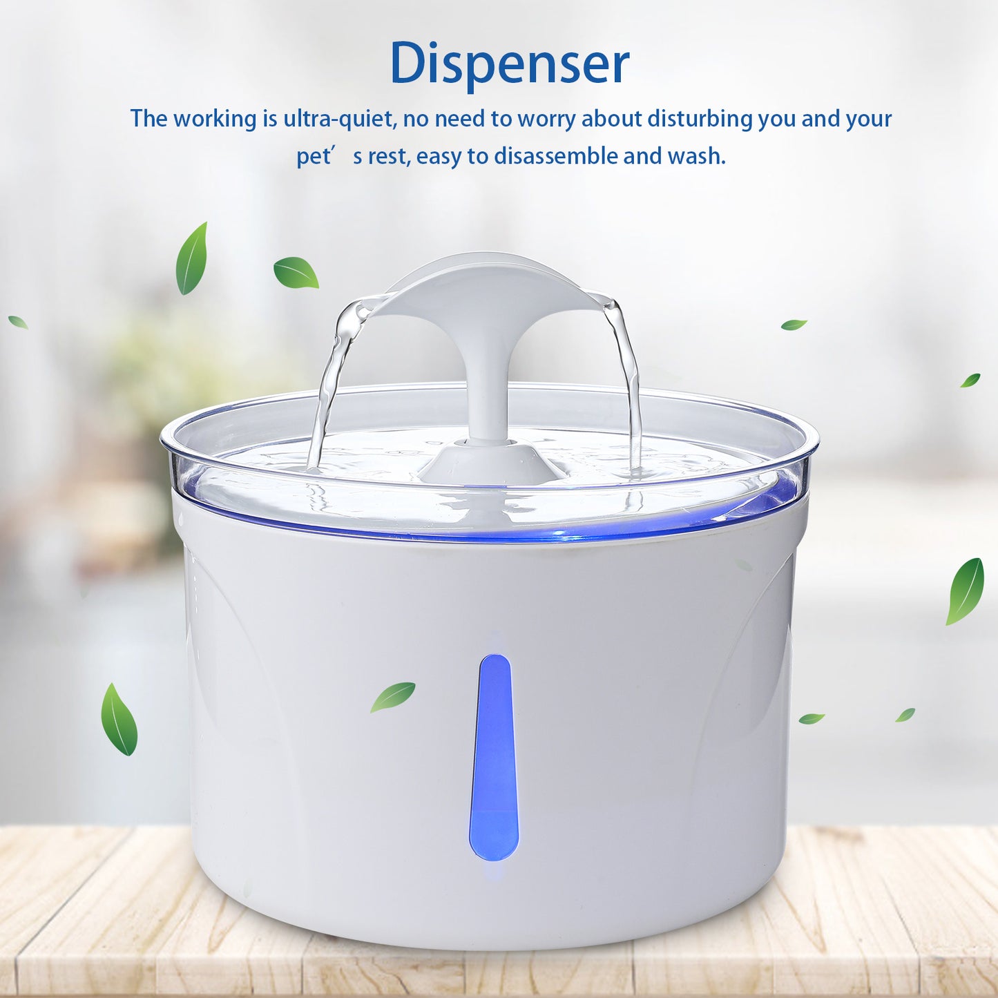 Automatic Water Circulating Basin Pet Feeder