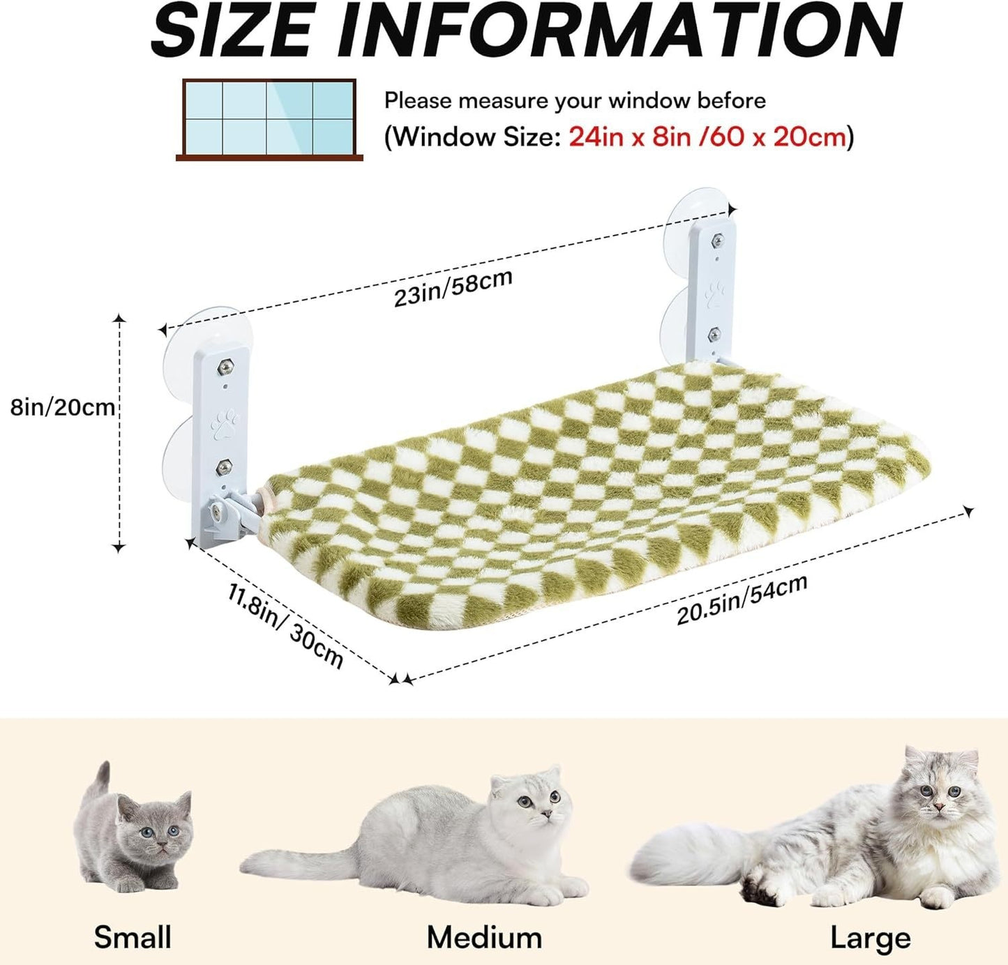 Pet Cat Glass Balcony Hammock Nest