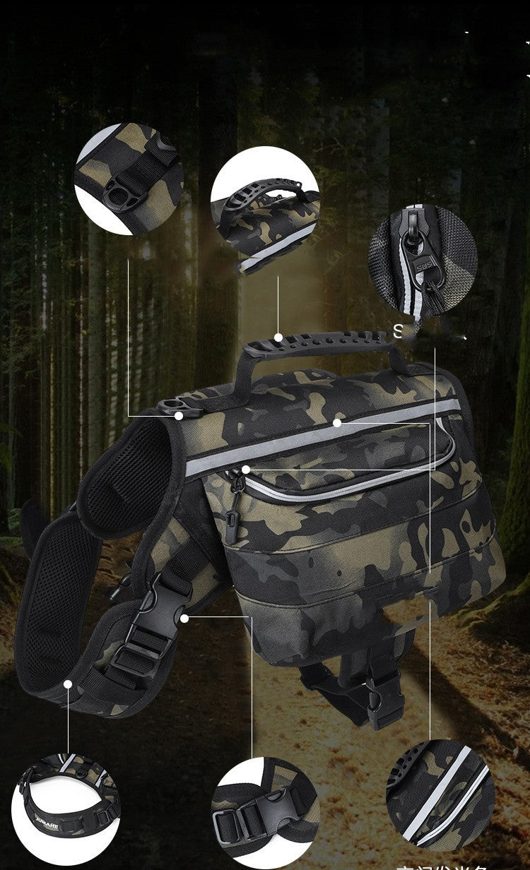 Outdoor Large Dog Mini Backpack For Pets