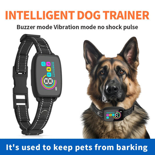 Smart Automatic Waterproof Anti Barking Dog Collar