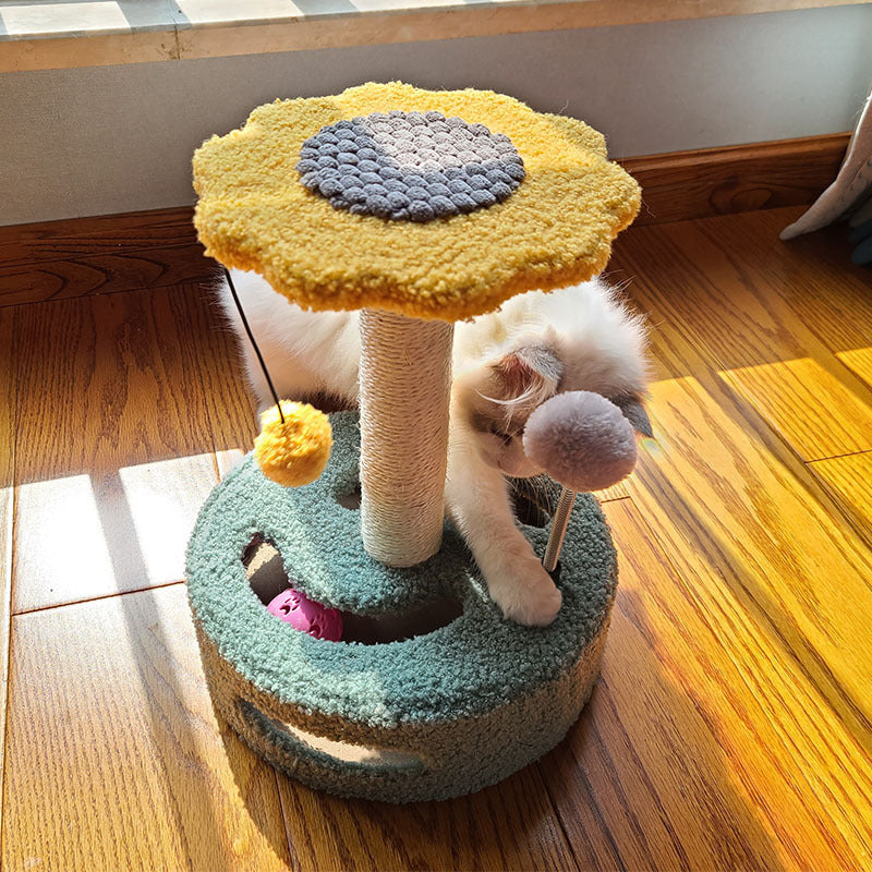 Multifunctional Cat Tree Scraping Rod Toy