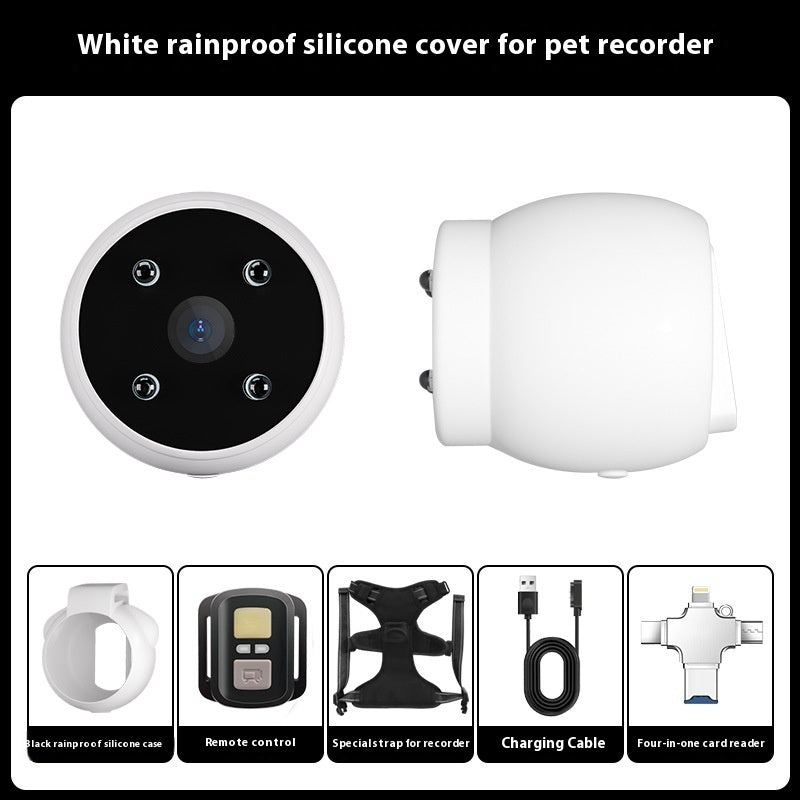 Angle Motion Recording Camera Pet Tracker Collar