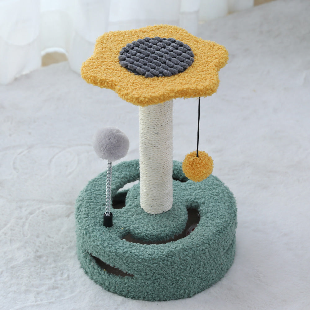 Multifunctional Cat Tree Scraping Rod Toy