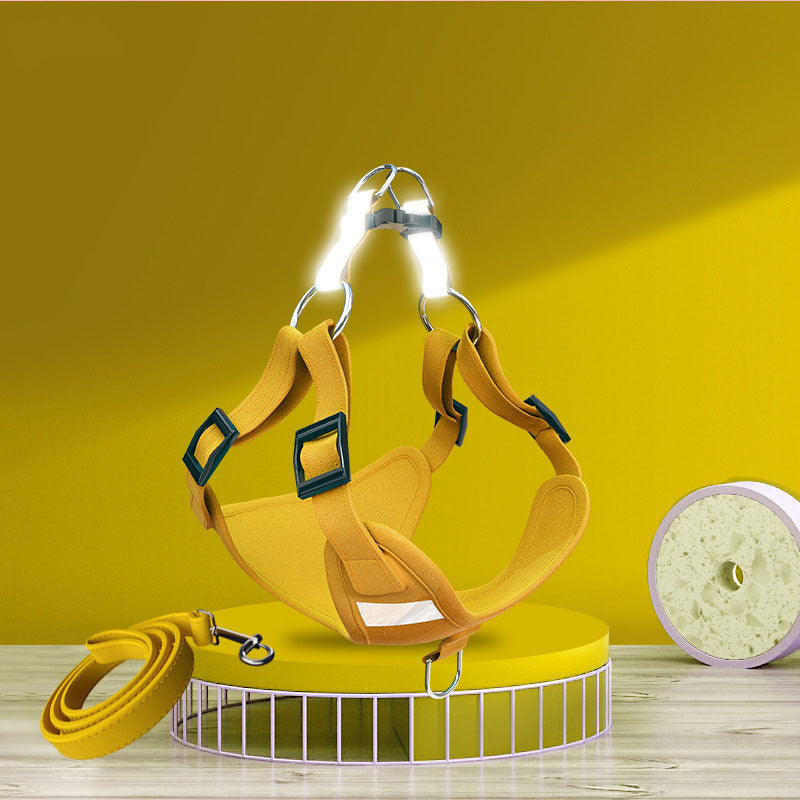 Reflective Pet Dog Vest Harness Set