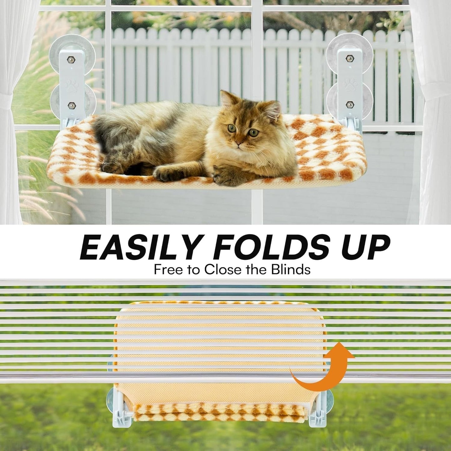 Pet Cat Glass Balcony Hammock Nest