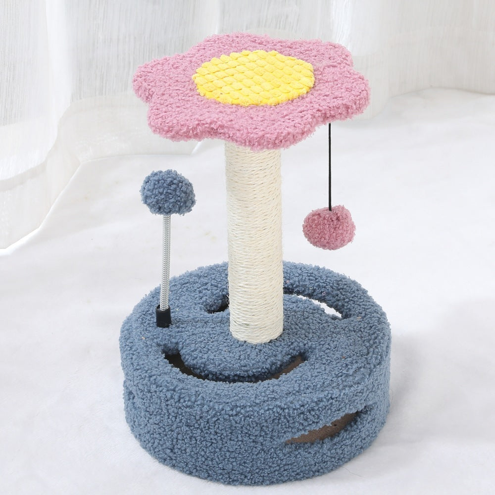 Multifunctional Cat Tree Scraping Rod Toy